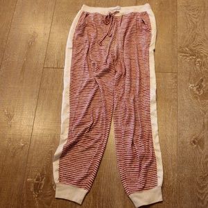 Abercrombie & Fitch Red Stripe Joggers Pajama Pants S